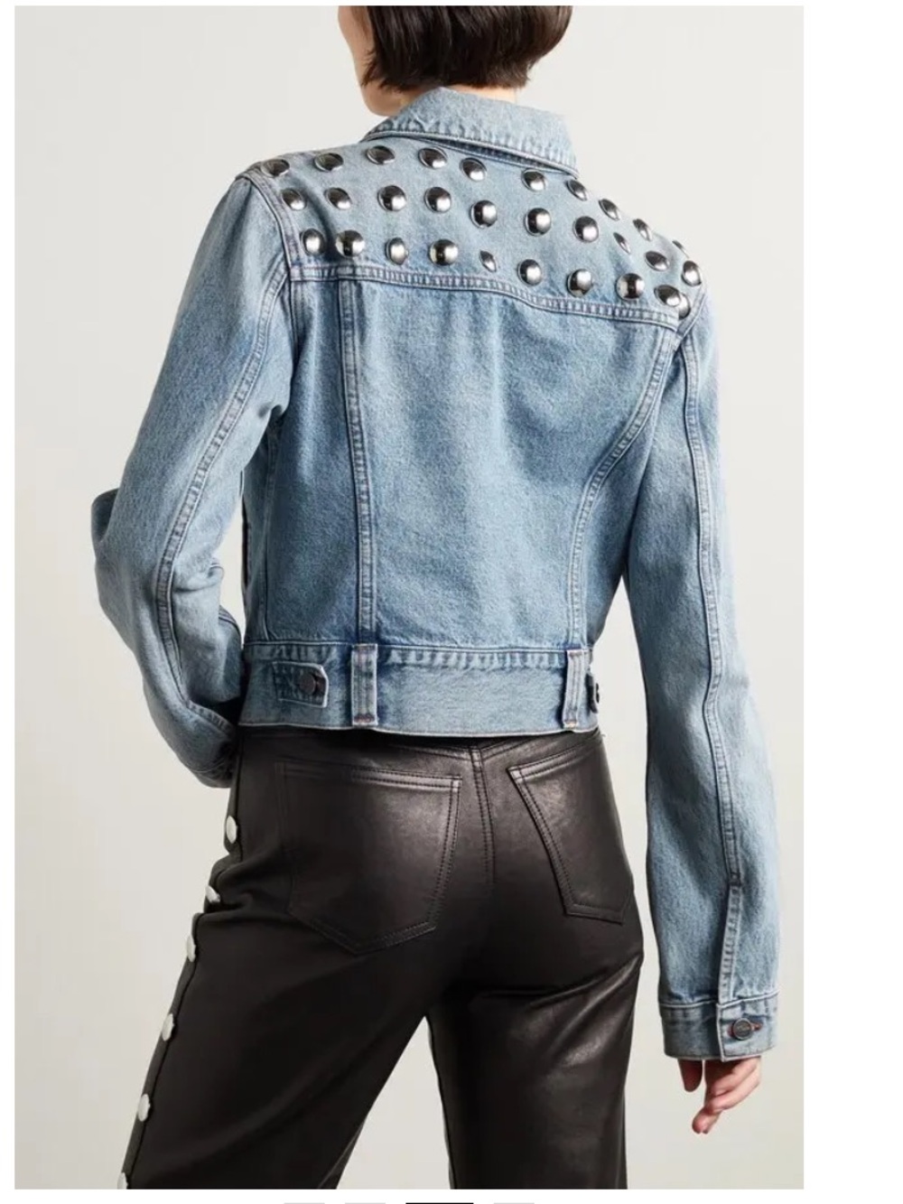 KHAITE Studded Rizzo Jean Jacket - Picture 7 of 15